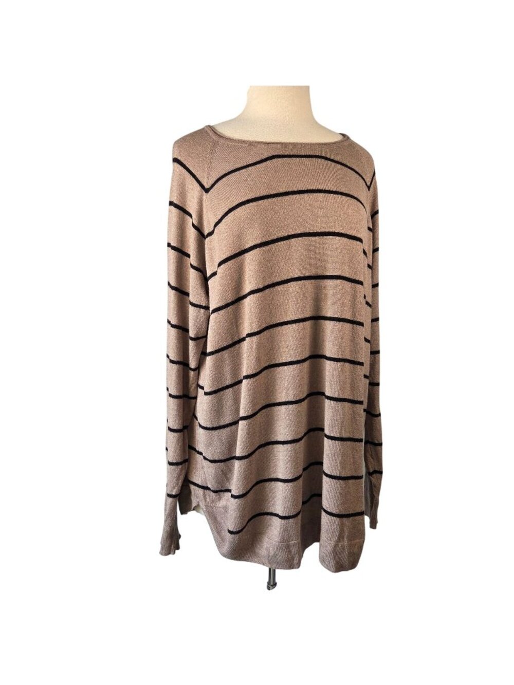 Market & Spruce Robin Curved Hem Lightweight Sweater Size 2X
